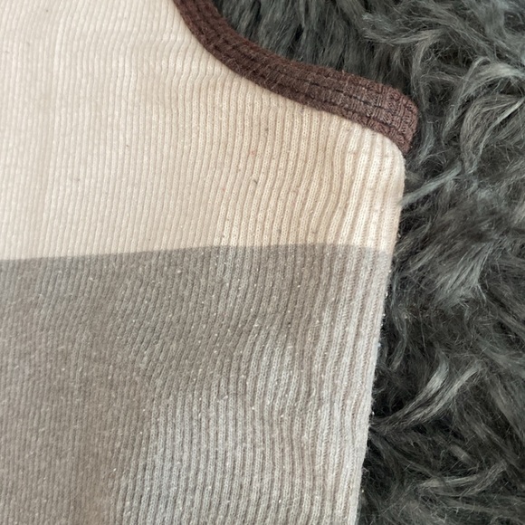 Grey striped ribbed tank top - Picture 8 of 17